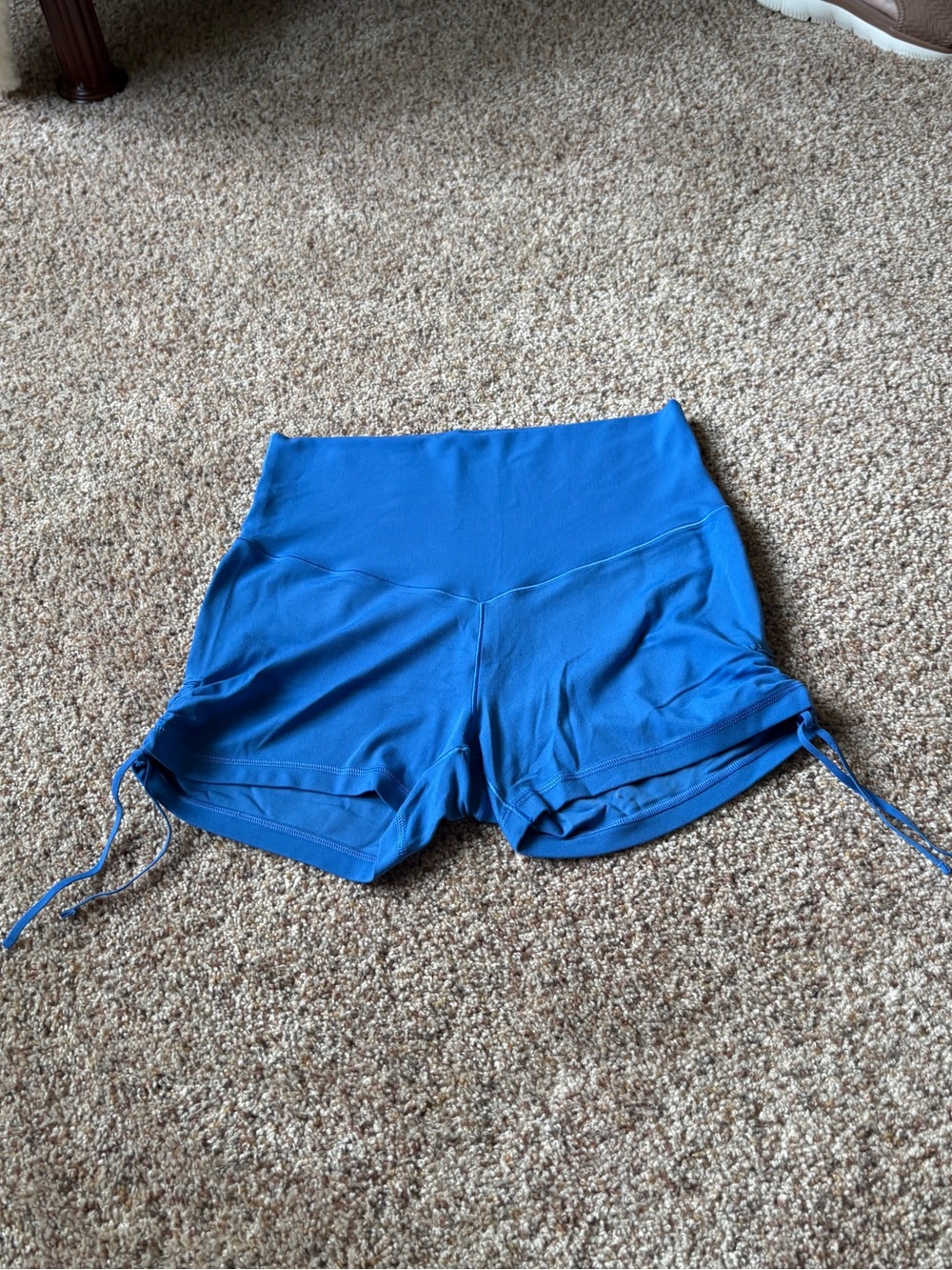 Aerie Women's High-Waisted Blue Athletic Shorts